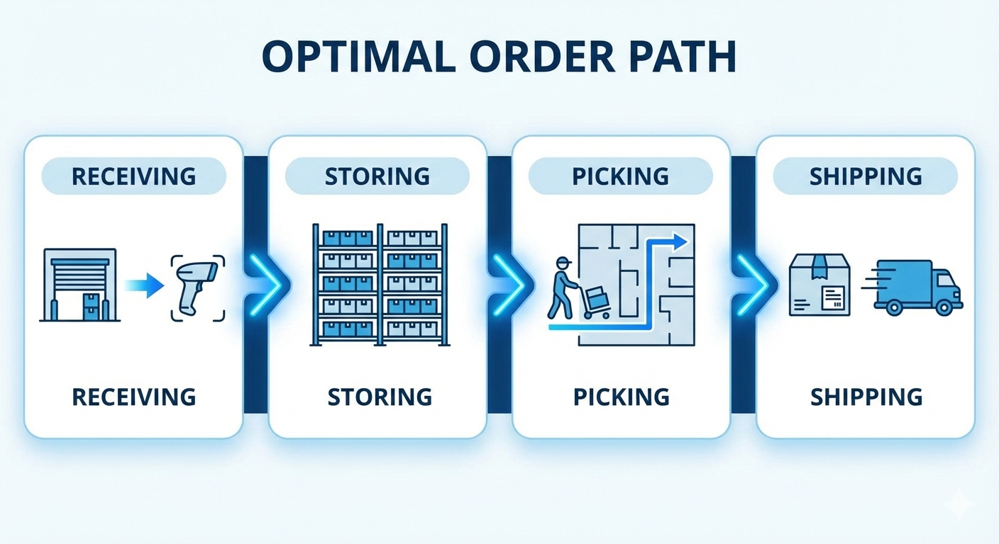 Infografika procesowa ERPnext